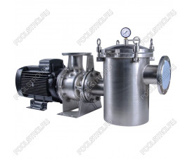 Насос AquaViva LX SCA65-40-125/3.0T (380В, ПФ, 38м³/ч*20м, 3кВт, 4лс) AISI 304