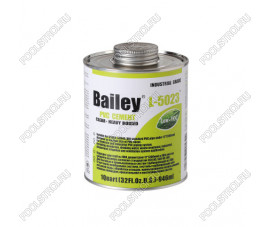 Клей для труб ПВХ Bailey L-5023 946мл (для больших диаметров ПВХ труб) Клей для труб ПВХ Bailey L-5023 946мл (для больших диаметров ПВХ труб)