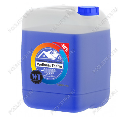 ТЕПЛОНОСИТЕЛЬ-АНТИФРИЗ «Wellness Therm» -30 ПГ (НА ОСНОВЕ ПРОПИЛЕНГЛИКОЛЯ) 20кг
